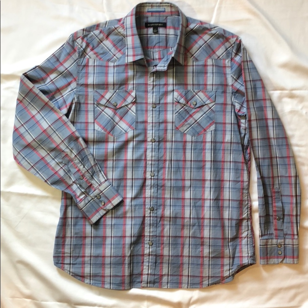 Cowboy Cool Snap Button Down Shirt